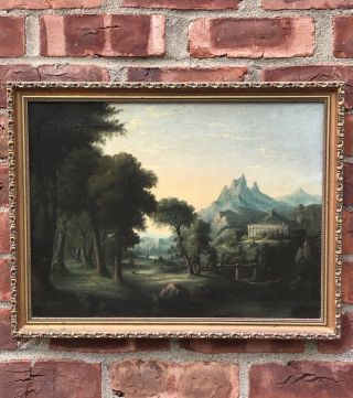 Early 19th Century Painting.  Thomas Cole.  Dreams Of Arcadia Hudson River School