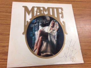 Autographed Signed Mamie As In Mamie Van Doren Churchchill Record Album 1976