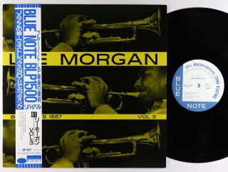 Lee Morgan - Vol.  3 Lp - Blue Note Japan - Blp 1557 Vg,  Obi