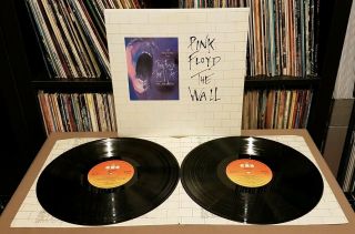 Pink Floyd The Wall Double L.  P Rare South African Press W/inserts Scbs 2462
