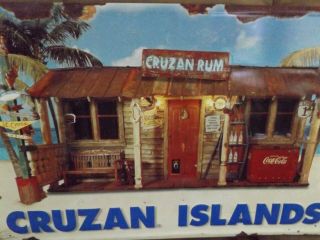 Vintage Rare Old Highly Collectible Metal Sign Cruzan Islands Rum & Coca Cola