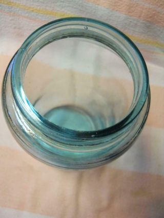 Half Gallon Blue Aqua Atlas Special Mason Fruit Canning Jar Wide Mouth 4