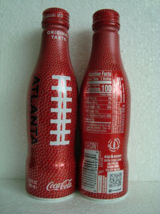 Rare Coca Cola “atlanta” Aluminium Bottle From The Usa 2019