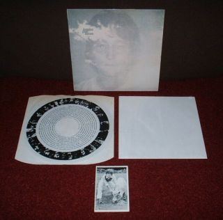 John Lennon Imagine Lp 1971 Apple 1st Press 1u/1u Matrixes