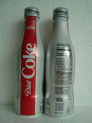 Rare Coca Cola “diet” Aluminium Bottle From The Usa 2018