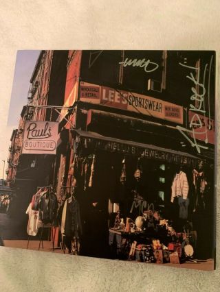 Beastie Boys 3x Signed By All 3 Pauls Boutique Vinyl Lp Record