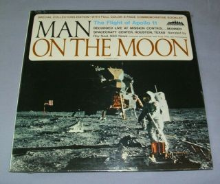 Man On The Moon The Flight Of Apollo 11 Roy Neal,  Narrator Evolution 3004