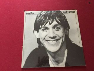 Iggy Pop Lust For Life Usa 1977 Rare Afl1 - 2488 First Issue