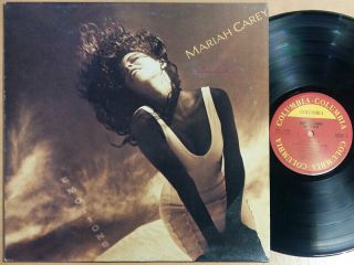 Mariah Carey - Emotions 1991 Korea Orig.  1st Press Vinyl.  Vg, .  W/insert