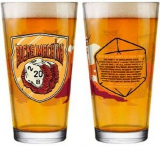 Denver Pop Culture Con 2019 - Official Beer Pint Glass - Bocks Machina -