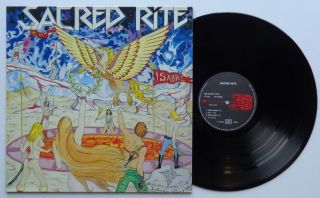 K14a Sacred Rite S/t Axe Killer 7010 French 1st Press Lp Axe Killer Records