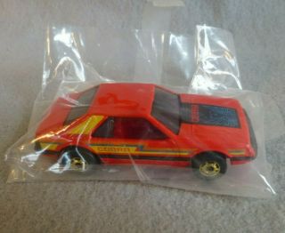 Hot Wheels Red Cobra Turbo Ford Mustang Rare Car Promo Gold Hubcaps 1979 2