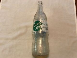 1959 Green Spot Quart Acl Soda Bottle,  Reading,  Pa.