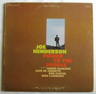 Joe Henderson / Power To The People [ Milestone],  Gatefold