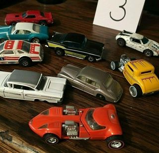 Older hot wheels and others.  Redlines.  57 Chevy 3
