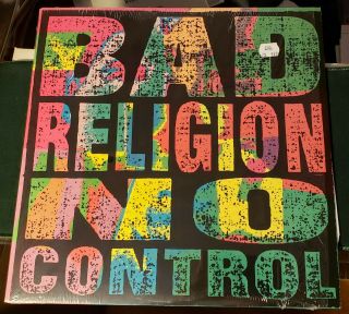 Bad Religion ‎no Control Lp Vinyl Record Epitaph ‎e - 86406 - 1 1989 Us