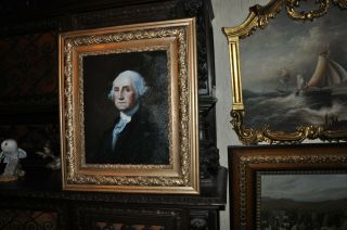 Outstanding Museum Quality Oil Painting Of President George Washington