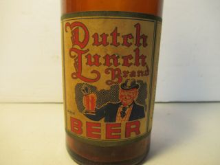 Dutch Lunch Beer Bottle Old Vintage Pilsner Grace Bros Brewing Santa Rosa Ca Mt