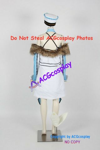 Hyperdimension Neptunia Blanc White Heart Cosplay Costume acgcosplay 4