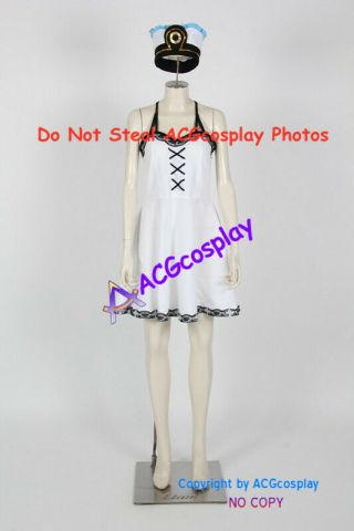 Hyperdimension Neptunia Blanc White Heart Cosplay Costume acgcosplay 6