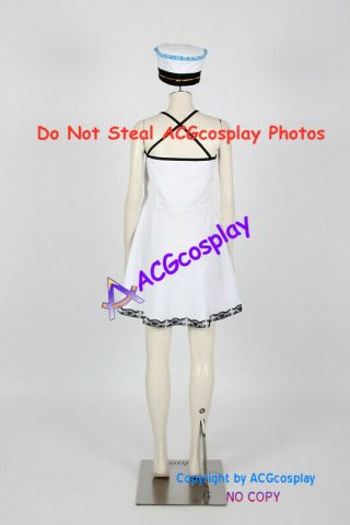 Hyperdimension Neptunia Blanc White Heart Cosplay Costume acgcosplay 7