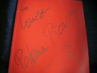 1984 Paloma Picasso Signed Photo Book For Parfums Paloma Picasso