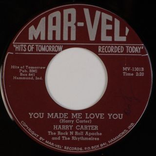 Harry Carter: I Don’t Want You Us Mar - Vel Indiana Rockabilly ’58 Orig 45 Nm -