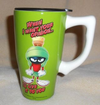 Warner Brothers Marvin The Martian Ceramic Travel Mug Spoontiques