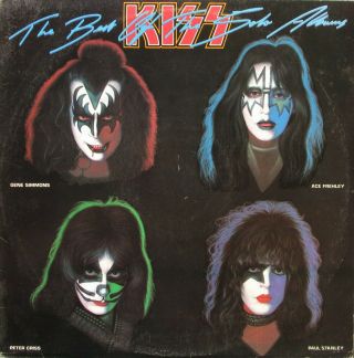 Kiss ‎the Best Of The Solo Albums Vinyl Lp Australasia 1980 Reissue Record