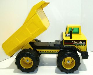 Vintage Tonka Mighty Diesel Toy Metal Body Dump Truck 1980s