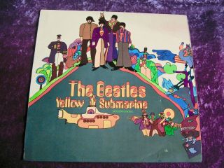 The Beatles - Yellow Submarine Uk 1st Press Mono Lp - Very Good