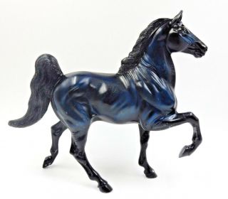 Hartland Cascade Blue - Black Regal 11 " Saddlebred Horse 1993 Sr 85 Of 200 Made