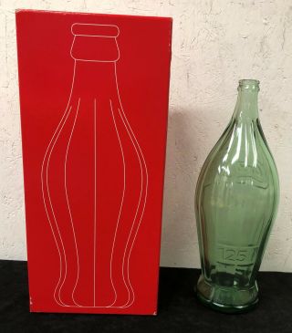 Coca Cola 125 Year Anniversary Root Bottle Large Over 12 