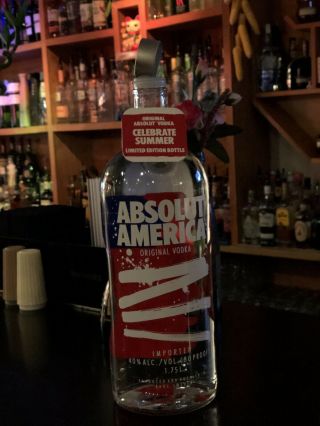 Absolut Vodka America 1.  75 Liter