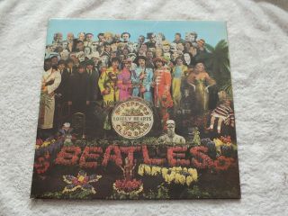 The Beatles - Sgt Pepper - Rare Wide Spine Mono - Near - Listen