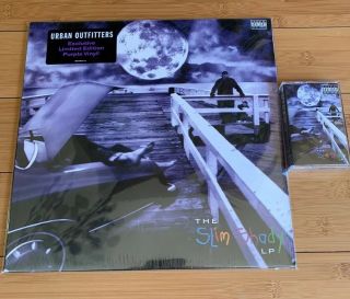 Eminem The Slim Shady Lp Purple Vinyl 2xlp,  Cassette Urban Outfitters Exclusive