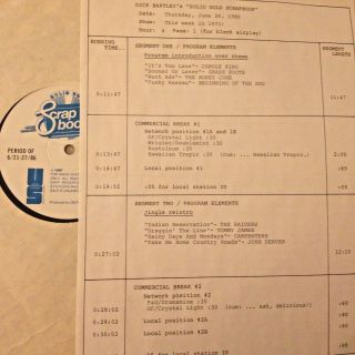 Radio Show: This Wk 71 6/26/86 Carole King,  John Denver,  Olivia Newton - John,  Ringo