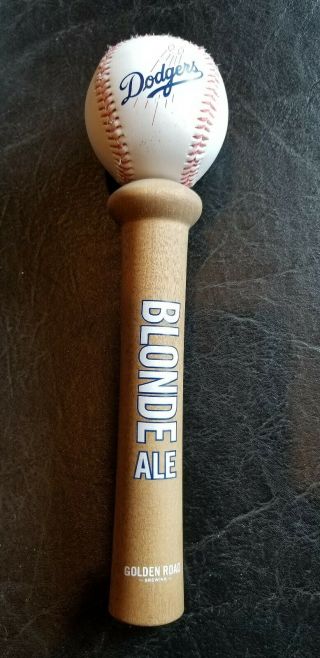 Official Dodgers Beer Tap Handle.  Golden Road Blonde Ale.  10” Tall