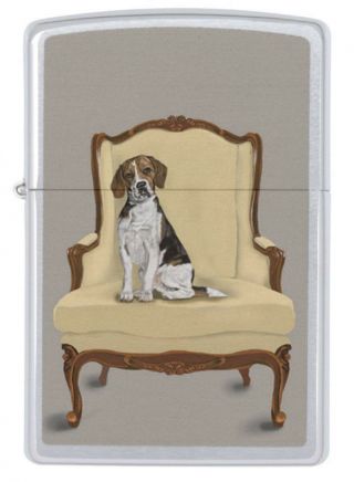 Zippo Lighter - Beagle Sitting Pretty