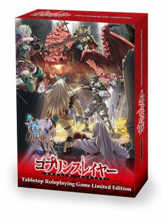 Goblin Slayer Trpg Limited Edition Anime Figure F/s Book Dice Rare Japan