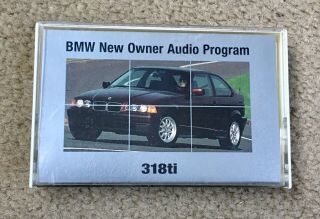 Bmw E36 318ti Owner Audio Program Cassette Tape Collectible Rare