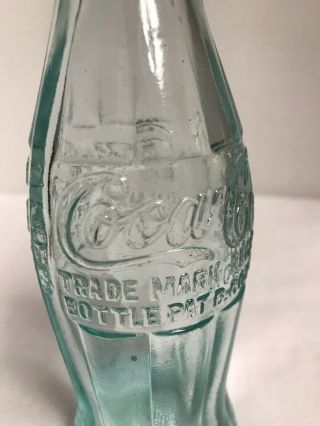 Rare Hobbleskirt Coca Cola Bottle Nov.  16,  1915 Atlanta,  Ga