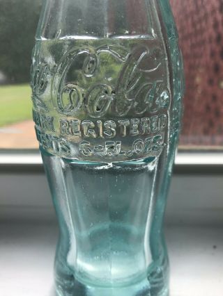 Rare Hobbleskirt Coca Cola Bottle Nov.  16,  1915 Atlanta,  GA 3