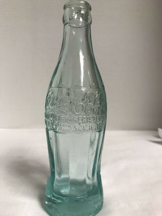 Rare Hobbleskirt Coca Cola Bottle Nov.  16,  1915 Atlanta,  GA 5