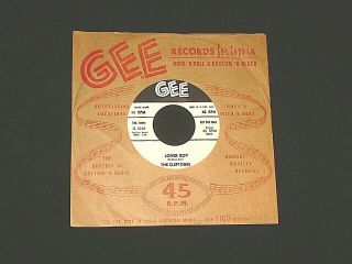 The Cleftones 45 Gee 1048 Lover Boy Promo 1957 Doo - Wop Ex