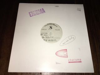 Enigma Sadness Test Press W/ Press Insert White Label 12 " Vinyl Single Rare