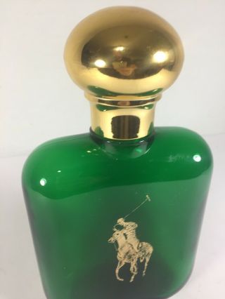 Ralph Lauren Polo Extra Large Perfume Cologne Giant Bottle Green Display Vintage