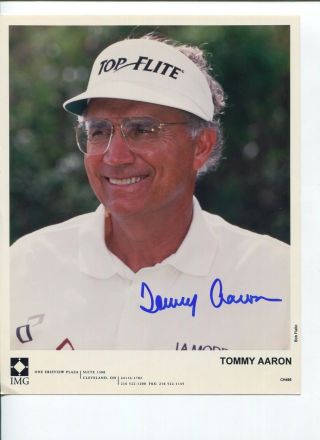 Tommy Aaron Pga Golf Masters Champ Ryder Cup Walker Cup Signed Autograph Photo