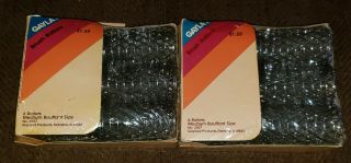 12 Vtg Nip Gayla Medium Bouffant Black Brush Wire Hair Rollers 2 Packages