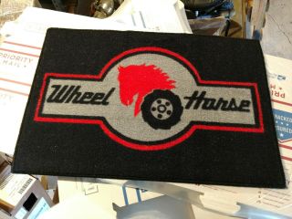 Wheel Horse Tractor Vintage Retro Logo Door Mat